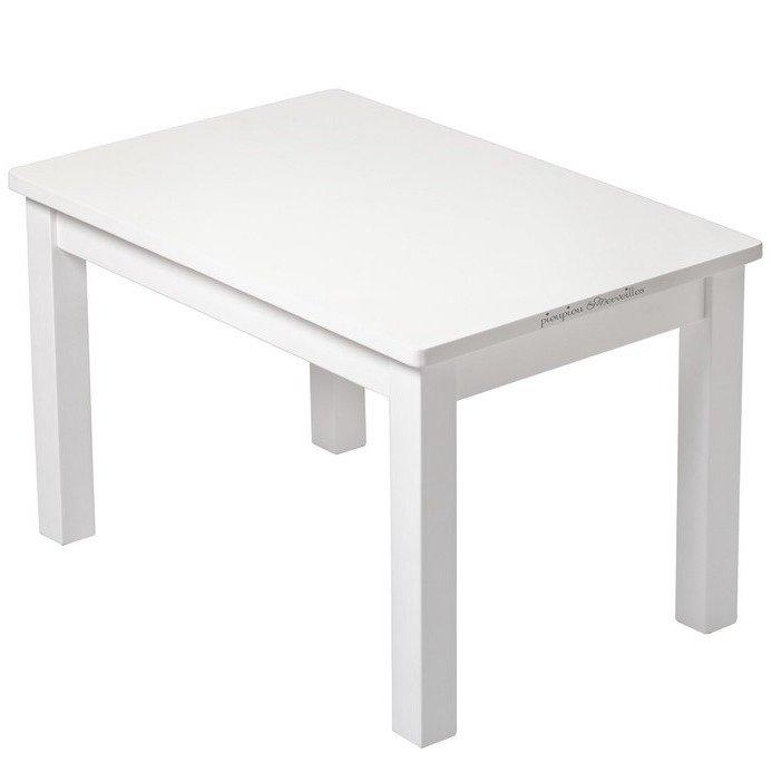 Study table white 110x67 cms